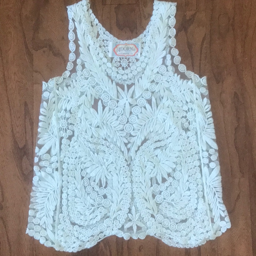 Summer Lace Tank, Size S